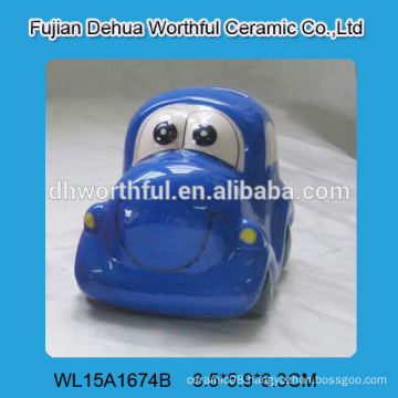 2016 lovely car shape ceramic money pot,ceramic car money box